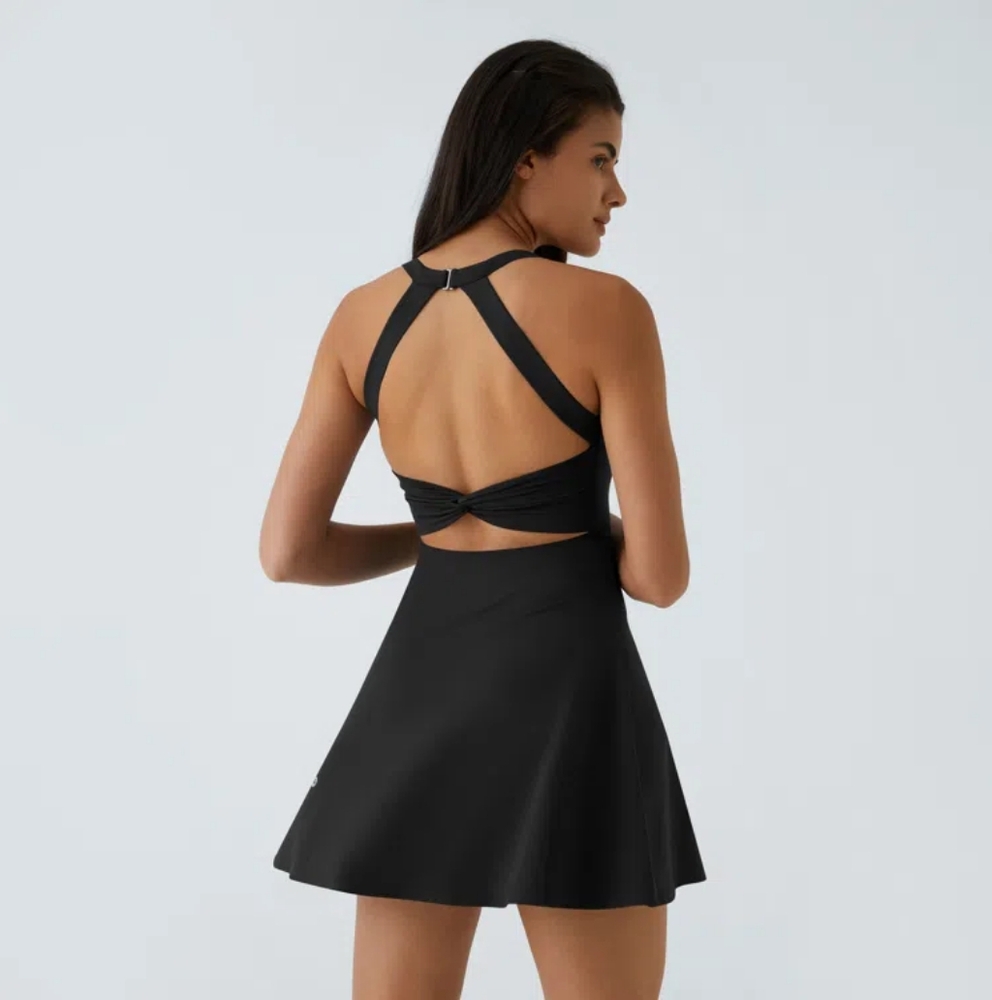 HALARA Black Cutout Dress
